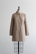 gingham trench