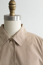 gingham trench
