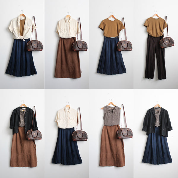 personal collection: styled vintage box: eight items