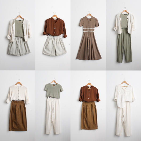 personal collection: natural fibers edition: eight items