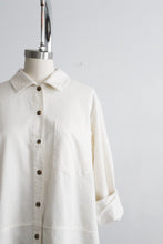 salt cotton button up (m/l)