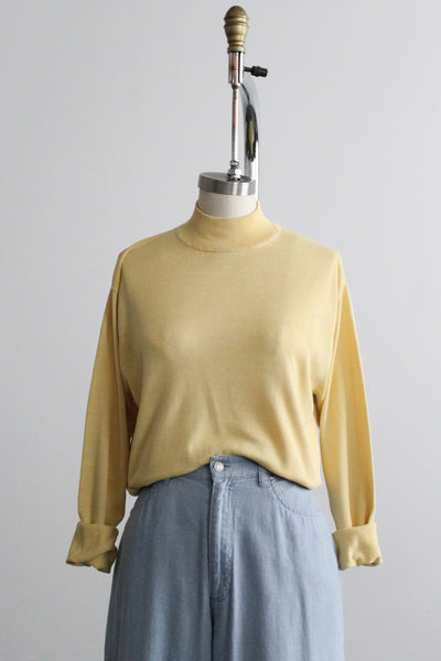 jonquil silk pullover