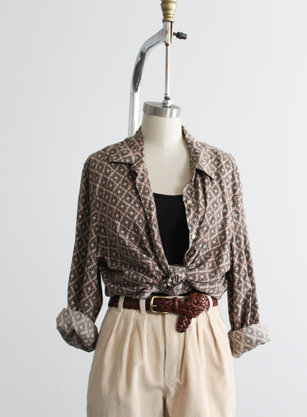 bramblewood silk button up