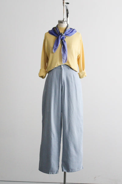 windwashed linen trousers