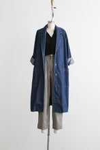 vintage denim trench