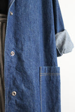 vintage denim trench