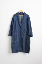 vintage denim trench