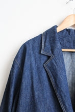 vintage denim trench