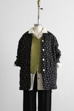 brushstroke silk quilted bomber (m/l)