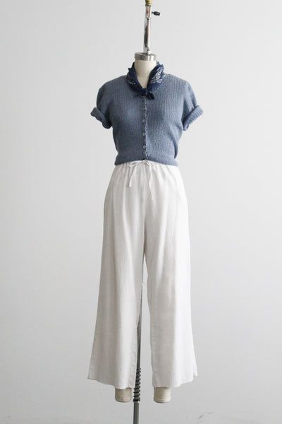 cloud linen trousers