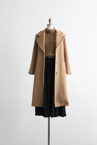 camel wool trench (m/l)