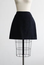 night sky wool mini skirt