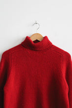 tomato wool turtleneck (s/m)
