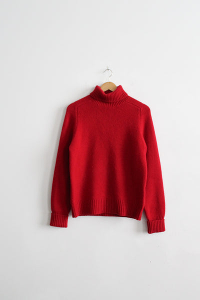 tomato wool turtleneck (s/m)