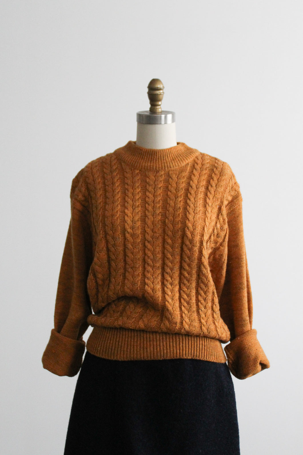 sunset cable knit pullover