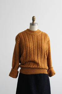 sunset cable knit pullover