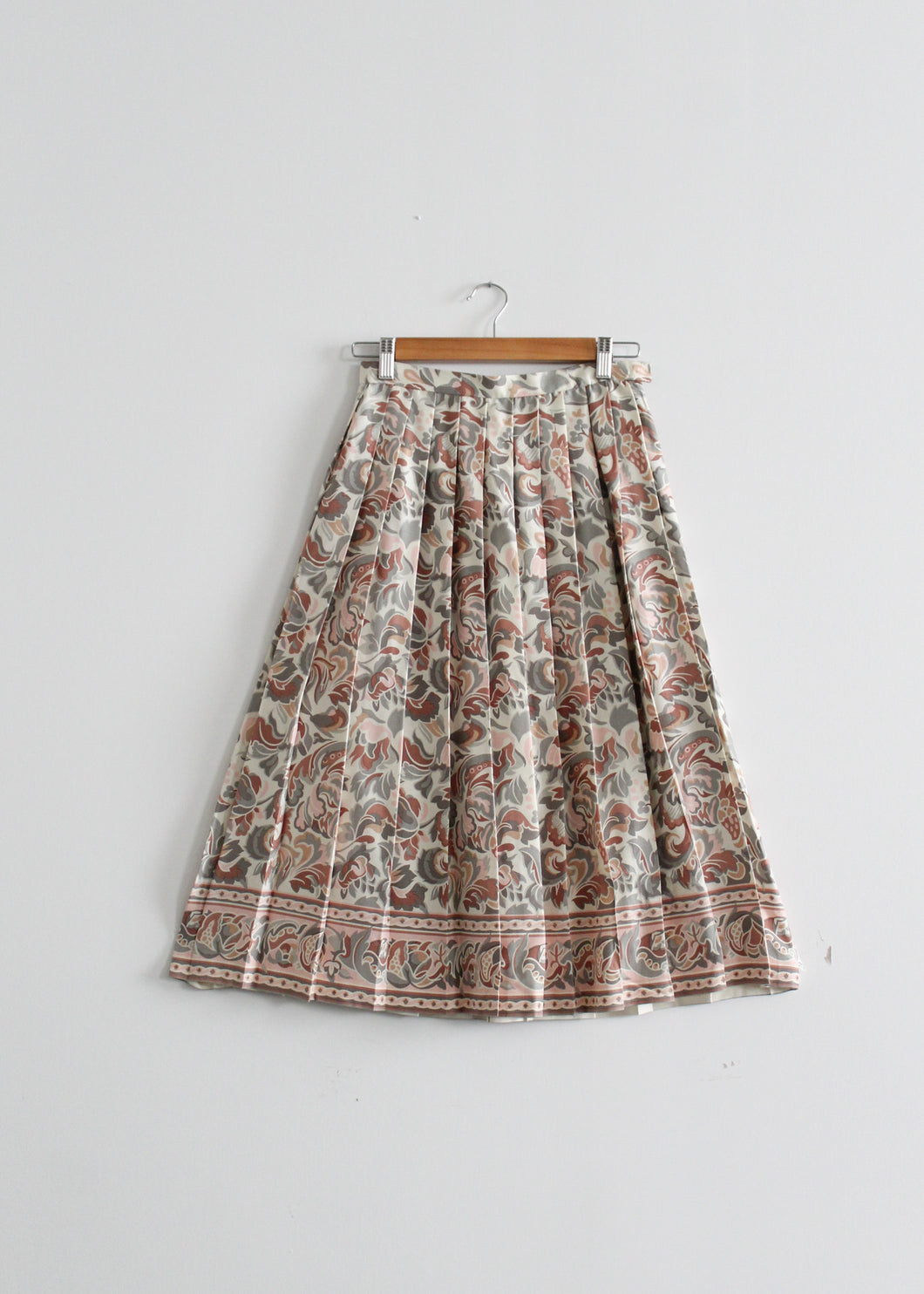 austen silk midi skirt