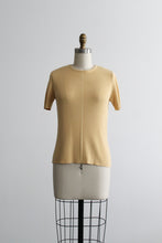marigold knit tee
