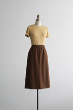 toast wool midi skirt