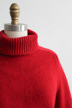 tomato wool turtleneck (s/m)