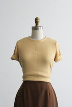 marigold knit tee