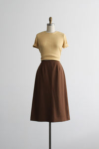 marigold knit tee