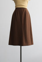toast wool midi skirt