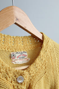 sunflower wool cardigan