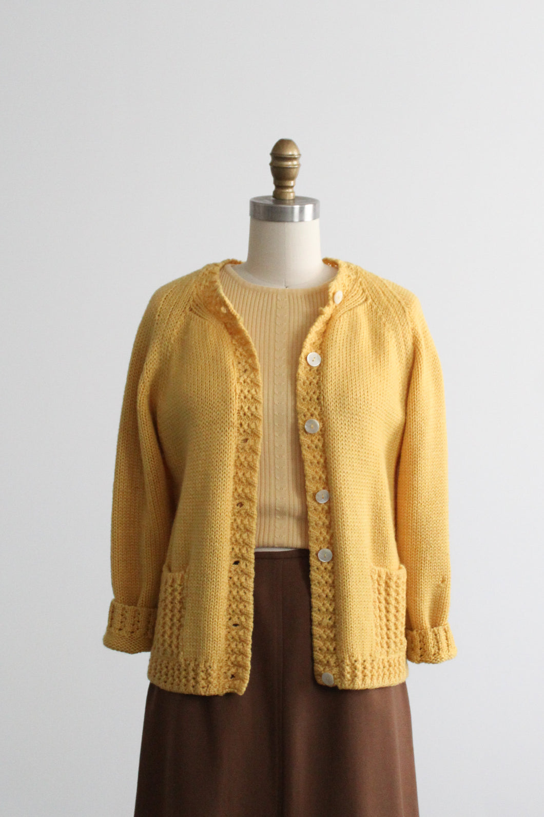 sunflower wool cardigan