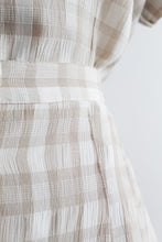 picnic gingham skirt set
