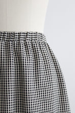 gingham summer skirt