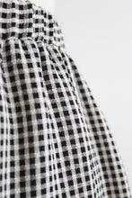 gingham summer skirt