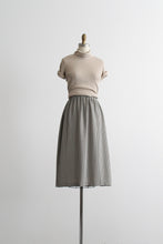 gingham summer skirt