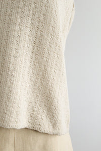 oatmilk knit tank