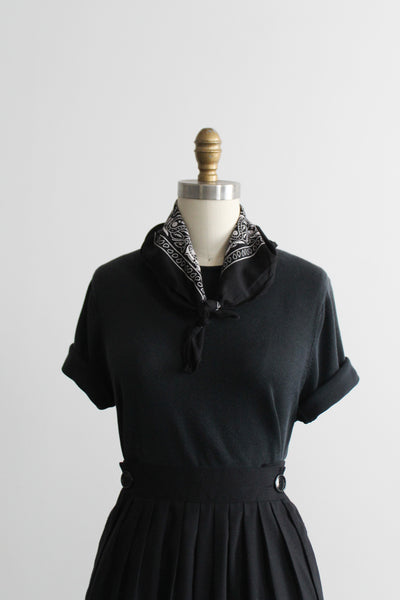 inkwell silk knit tee