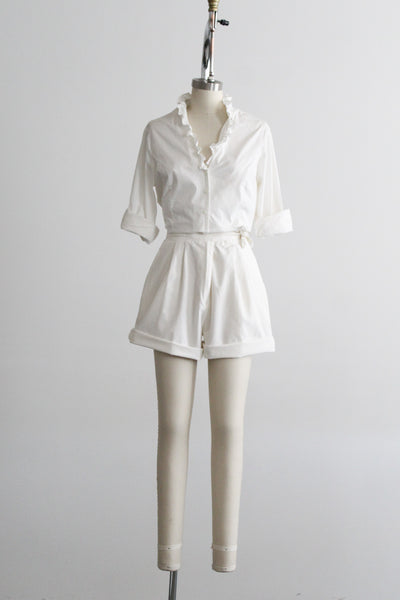 bow cotton shorts