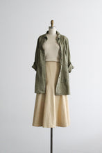 cornsilk linen skirt