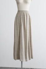 flaxseed midi skirt
