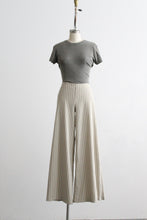 heathered gray cotton tee (s/m)