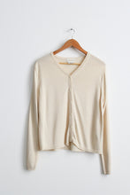 parchment silk button up