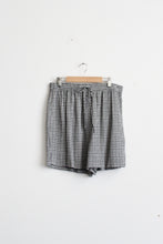 b&w gingham shorts