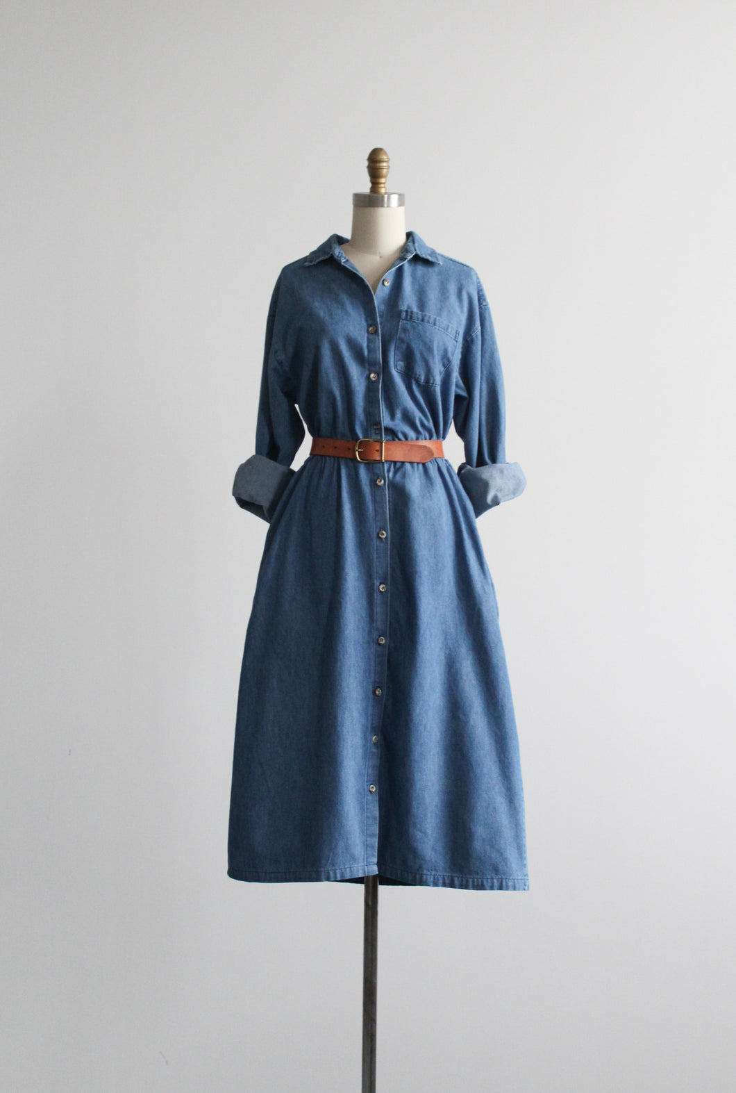 cloudfall button front dress