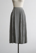 sweetgrass gingham midi skirt