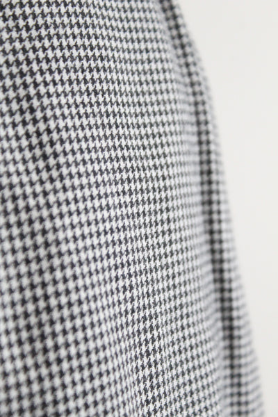 gingham cotton trousers
