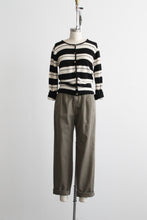 olive cotton trousers