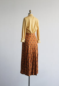 harvest moon midi skirt