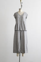 salt & pepper trousers set