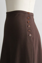 walnut midi skirt (m)