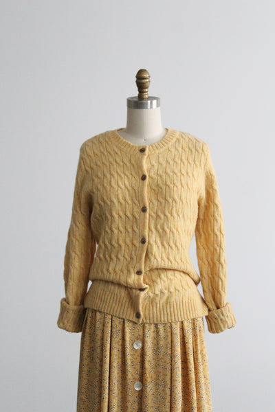 dandelion wool cardigan
