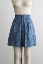 wildflower denim shorts